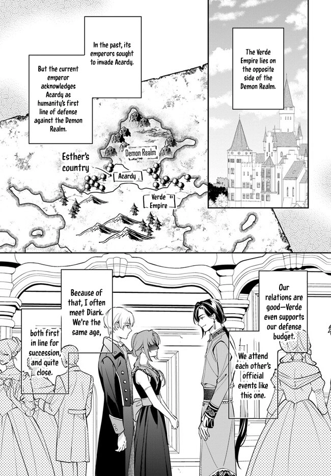 The princess who can read minds doesn't notice her fiancé's overwhelming love. Chapter 2 Page 13
